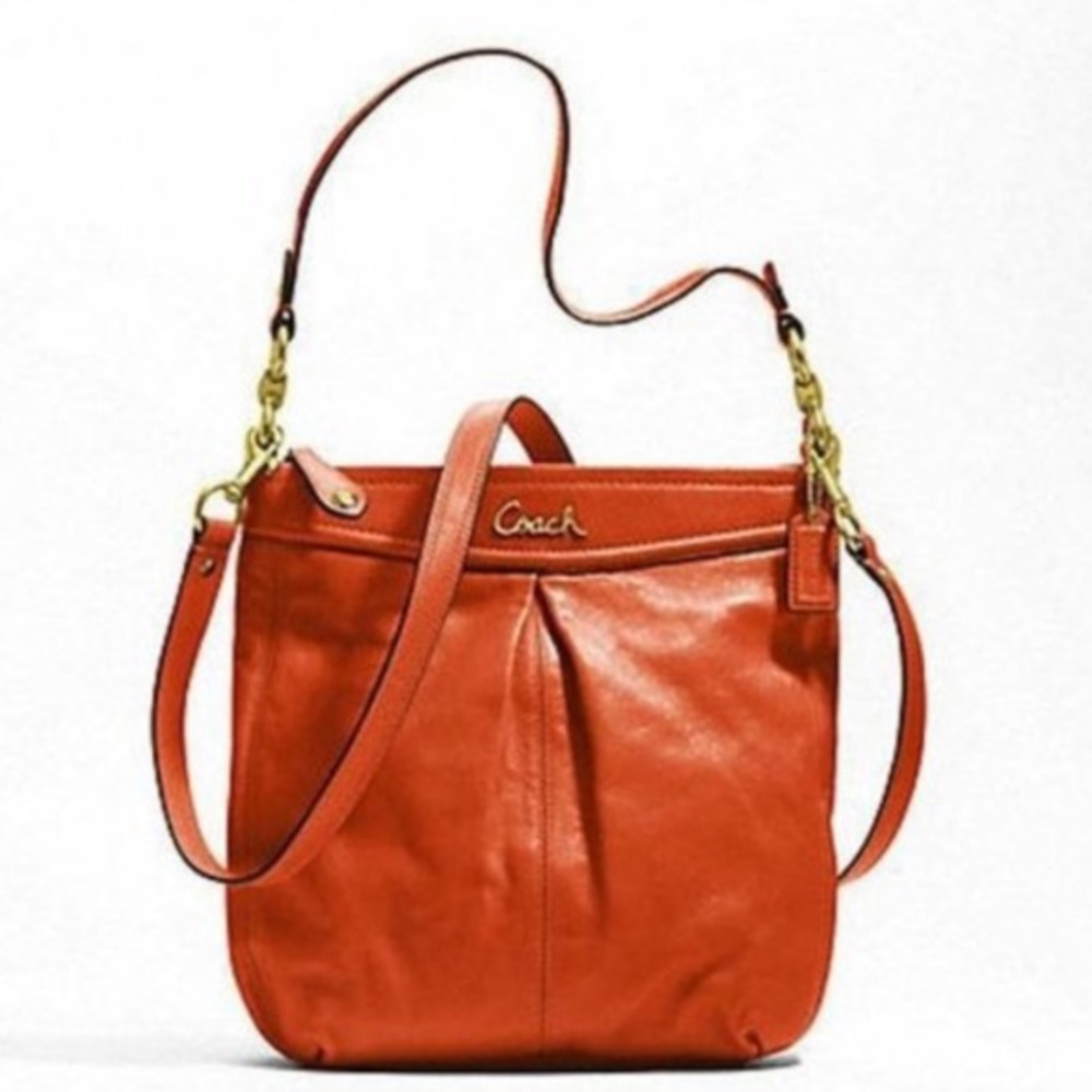 COACH ASHLEY HOBO LEATHER SHOULDER BAG